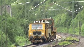 Züge bei Kestert PlasserampTheurer Captrain E186 2x 294 145 151 189 2x 185 427 428 [upl. by Opiak792]