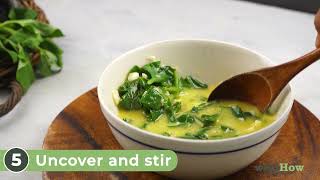 How to Steam Spinach in a Microwave [upl. by Lazare]