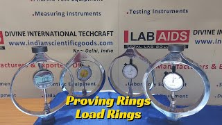 Load Rings or Proving Rings For Measuring Compressive Load [upl. by Dnalram]