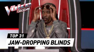 Blind Auditions that make your JAWS DROP on The Voice [upl. by Akerdna884]