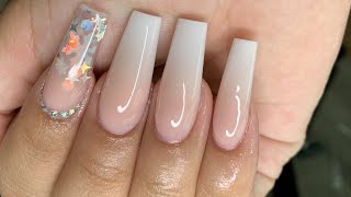 Perfect Ombré Blend Acrylic Nail [upl. by Ardnayek888]