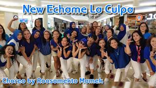 NEW ECHAME LA CULPA  Line Dance  Choreo by ROOSAMEKTO MAMEK  Demo by CHIKA amp FRIENDS [upl. by Anayt656]