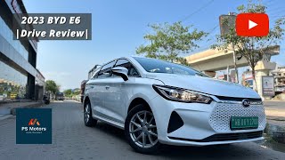 2023 BYD E6  The all new E6  Electric Car  E6 Electric MTV Car  BYD E6 Top Model Drive Review [upl. by Siravat]