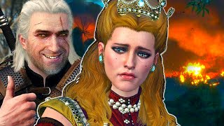 Witcher 3 RARE Dialogue What if You Renovate Corvo Bianco During the Vampire Attack [upl. by Coe]