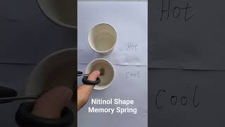 Nitinol Shape Memory Spring [upl. by Suzette985]