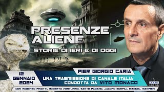 PRESENZE ALIENE storie di ieri e di oggi  Trasmissione di Canale Italia con Vito Monaco [upl. by Genna]