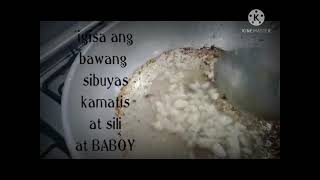 BINAGOONGANG BABOY WITH TALONG  EASY RECIPE [upl. by Mannes]