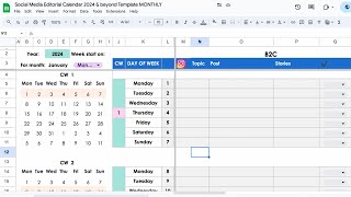 Airtable Demo Creating An Editorial Calendar [upl. by Vandyke976]