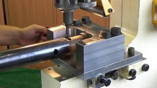 Mandrel Punch  Geka 55A Ironworker [upl. by Khudari625]