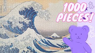 🇬🇧 EN  Puzzle Great Wave  1000 pieces [upl. by Ennovyhs]