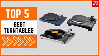 The 5 Best Turntables of 2023 Record Players [upl. by Readus]