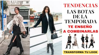 TRANSFORMA Tu Look Las botas de MODA que arrasan este OTOÑO INVIERNO  Tendencias de moda [upl. by Htebi]