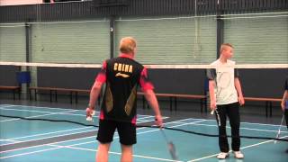 Badminton Dubbelspel [upl. by Nolahc]