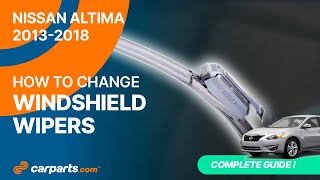 How to replace the Windshield Wipers Blades 20132018 Nissan Altima 🚗 [upl. by Grimbal]