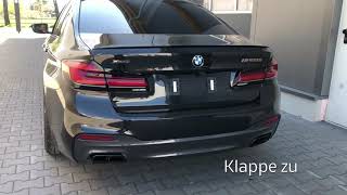 Underground Exhaust BMW G30 M550i Stage3  Sound V8 550i [upl. by Dazhahs]