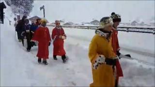 Sternsinger im tiefverschneiten Wallgau in Oberbayern [upl. by Notwen]