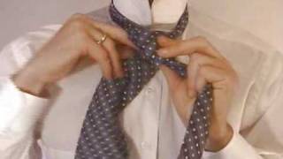 Double Windsor Knot How to Tie the Double Windsor Necktie Knot [upl. by Tolley456]