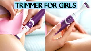 Best Bikini Trimmer For Girls  Philips Bikini Trimmer BRT383  Unboxing And Review  Hindi [upl. by Crudden]