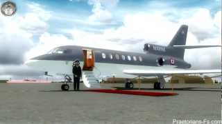 FSX  PraetoriansFs  STRD Falcon 50 Landivisiau [upl. by Weathers475]