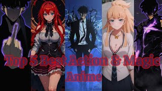 Top 5 Best Action Anime 2024 You Not Watching  Best Anime To Watch In Hindi  New anime series in [upl. by Eniad342]