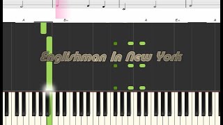 【Piano】Englishman In New Yorkイングリッシュマン・イン・ニューヨーク（スティングSting） [upl. by Coralie250]