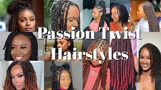 90 Latest Passion Twist Hairstyles You Should Rock Best Cute Twist Hairstyles for Black Ladies [upl. by Enitsirk]