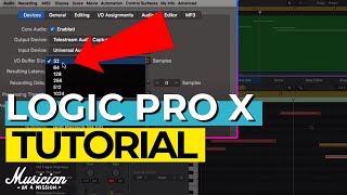 Logic Pro X Tutorial Everything You Need to Know [upl. by Milas78]