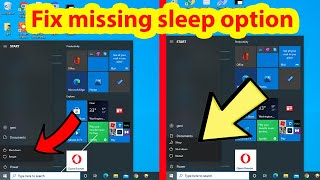 How to enable Sleep mode in Windows 10 [upl. by Pinzler]