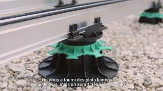 Réaliser une terrasse dalle sur structure autoportante  Profildeck® [upl. by Hahsia]