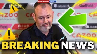 🎱 BOMBSHELL SNOOKER STAR ANNOUNCES SURPRISING DECISION  SNOOKER NEWS [upl. by Ahseeyt]