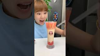 Watermelon Lemon Milk Juice 🥳 mini wood toy wood working art skill short cartoon viral trending [upl. by Adnahsat]