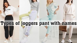 Types of joggers with namesTHE TRENDY GIRL [upl. by Ylahtan]