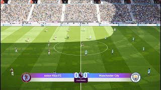 Aston Villa vs Manchester City  Premier League 2425  PC Gameplay  4K [upl. by Honorine]