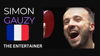 Simon Gauzy being quot THE ENTERTAINER quot for 5 minutes straight [upl. by Asilehs]