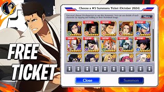 THE BEST FREE TICKET IN BBS  GET IT ASAP  Bleach Brave Souls [upl. by Noirda]