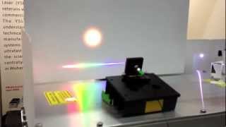 Supercontinuum laser source at SPIE Photonics West 2013 salesdmphotonicscom [upl. by Narrad]