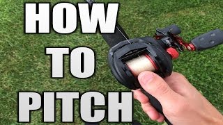 How to Pitch with a Baitcaster for Beginners Bass Fishing Tips and Techniques [upl. by Barclay]