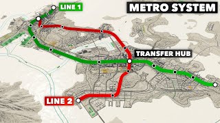 Engineering An Efficient and Realistic METRO Network for My City  Cities Skylines 2 [upl. by Ttenneb161]