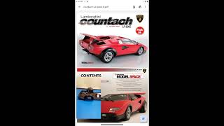 Quick instructions DeAgostini Lamborghini Countach LP500 PK 7 and 8 [upl. by Jamie]