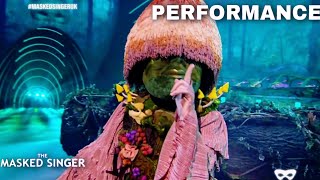 Mushroom Sings quotIts Oh So Quietquot by Bjork  The Masked Singer UK  Season 3 [upl. by Tadd855]