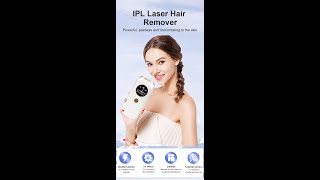 Say goodbye to unwanted hair with The IPL hair removal device [upl. by As158]