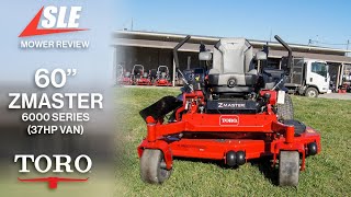 Review of Toros 72980 ZMaster 6000 60quot Zero Turn Mower 37HP Vanguard EFI lawncare toro lawn [upl. by Alicul]