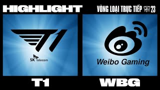 Highlight  WBG vs T1  CKTG 2023  CHUNG KẾT [upl. by Ellegna]