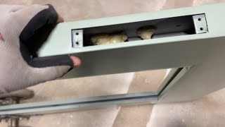 How to Install a Flush Bolt in a Hollow Metal Door [upl. by Ahsina139]