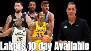 Lakers Can Officially Sign 10 Day Contracts [upl. by Adnerol]