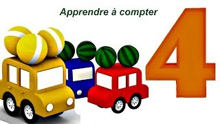 Compilation № 4  4 voitures pour apprendre les couleurs [upl. by Dupuis]