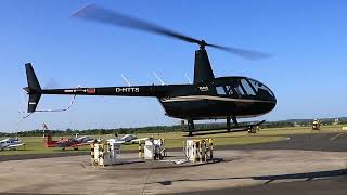 R44 DHTTS landing for refueling amp static closeups [upl. by Berkeley]