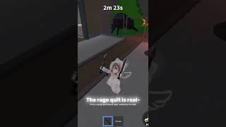 The rage quit is real roblox rage ragequit notoriginal tcalvoreyxo I think [upl. by Hedi]