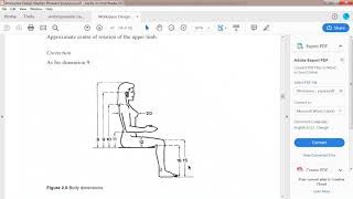 Workstation Design Using Anthropometric Principle Desk Height Example [upl. by Sirtimed]