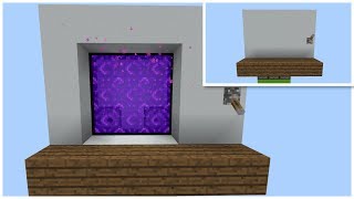 Minecraft Hidden 3x3 Nether Portal PEXboxWindows10Switch [upl. by Coriss708]